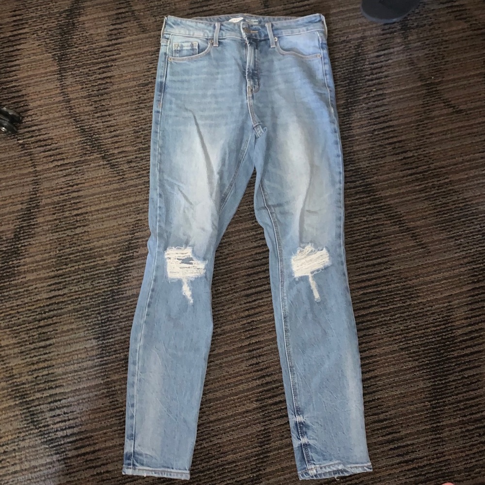 Old Navy High Rise Power Straight Jeans